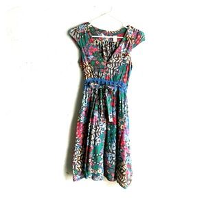 Derek Heart Floral Cotton Sundress